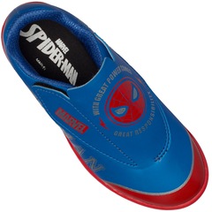 Chuteira Futsal Marvel Spider Man Velcro IC - Infantil - Foto 9