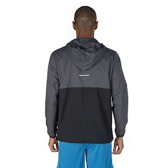 Jaqueta ASICS com Capuz Corta Vento Bicolor - Masculina - Foto 3