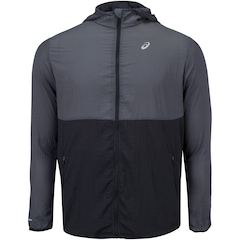 Jaqueta ASICS com Capuz Corta Vento Bicolor - Masculina - Foto 7