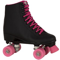 Patins 4 Rodas Retrô Oxer Dark Pink - Foto 1
