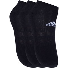 Kit de Meias Sapatilha adidas Cush Low com 3 Pares - 38 a 40 - Feminino - Foto 3