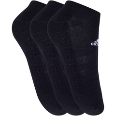 Kit de Meias Sapatilha adidas Cush Low com 3 Pares - 38 a 40 - Feminino - Foto 1