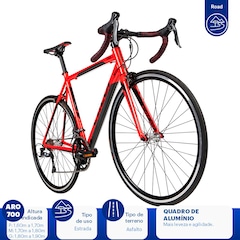 Bike Speed Caloi Strada - Aro 700 - Freios PROMAX - Câmbios Shimano - 16 Marchas - Foto 2