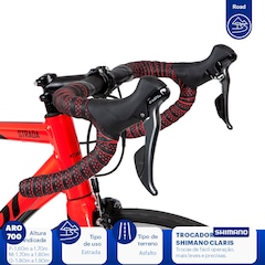 Bike Speed Caloi Strada - Aro 700 - Freios PROMAX - Câmbios Shimano - 16 Marchas - Foto 3