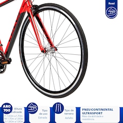 Bike Speed Caloi Strada - Aro 700 - Freios PROMAX - Câmbios Shimano - 16 Marchas - Foto 6