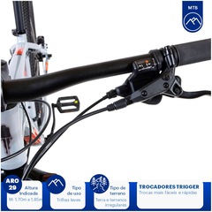 Mountain Bike Caloi 29 - Aro 29 - Câmbio Traseiro Shimano - Freio Hidráulico Logan - Foto 4