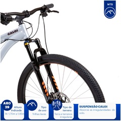 Mountain Bike Caloi 29 - Aro 29 - Câmbio Traseiro Shimano - Freio Hidráulico Logan - Foto 5