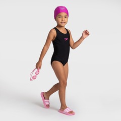 Maiô para Natação Speedo Maillot Vital III - Infantil - Foto 3