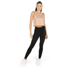Camiseta Regata Cropped Fila Letter - Feminina - Foto 4