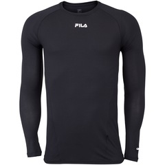 Camiseta Manga Longa Fila Bio Antiviral - Masculina - Foto 1