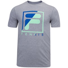 Camiseta Fila Soft Urban Acqua - Masculina - Foto 1