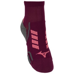 Meia Cano Curto Mizuno Running DryLite Race Mid II - 38 a 40 - Adulto - Foto 3