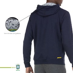 Blusa do Brasil Moletom CBF com Capuz - Masculina - Foto 4