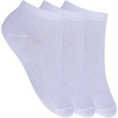 Kit de Meias Sapatilha Oxer com 3 Pares - 27 a 30 - Infantil - Foto 1