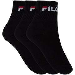 Kit de Meias Cano Médio Fila Tripack com 3 Pares - 34 a 38 - Adulto - Foto 1