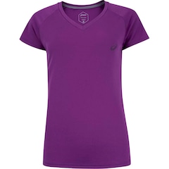 Camiseta ASICS Manga Curta Basic Logo - Feminina - Foto 2
