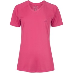 Camiseta ASICS Manga Curta Basic Logo - Feminina - Foto 2