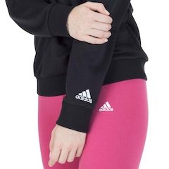 Blusão de  Moletom adidas Essentials Logo - feminina - Foto 2