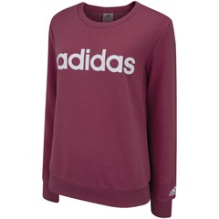 Blusão de  Moletom adidas Essentials Logo - feminina - Foto 4
