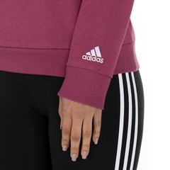 Blusão de  Moletom adidas Essentials Logo - feminina - Foto 2