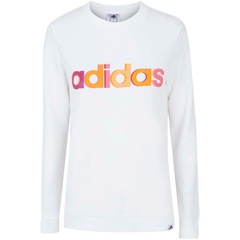Blusão adidas Feminino Essentials Linear Graphic - Foto 1
