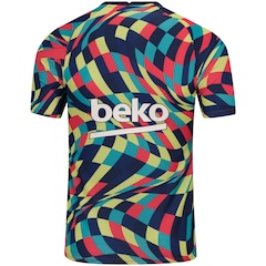 Camisa Pré-Jogo Barcelona 21/22 Nike - Masculina - Foto 2