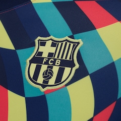 Camisa Pré-Jogo Barcelona 21/22 Nike - Masculina - Foto 6