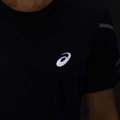 Camiseta ASICS Manga Curta Hexagono Running 3 - Masculina - Foto 2