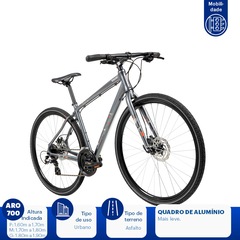 Bicicleta Caloi City Tour Sport - Aro 700 - Freio a Disco Shimano - Câmbios Shimano - 18 Marchas - Foto 2