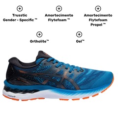 Tênis Asics Gel Nimbus 23 - Masculino - Foto 4