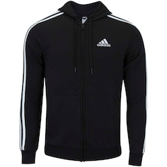 Jaqueta de Moletom com Capuz adidas Essentials 3S - Masculina - Foto 1