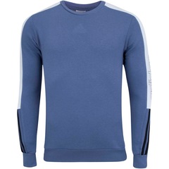 Blusa de Moletom adidas Masculina Color Block Linear - Foto 2