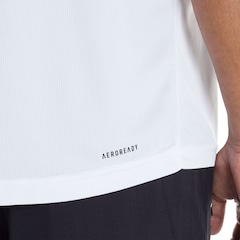 Camiseta adidas D2M Plain - Masculina - Foto 3