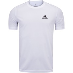 Camiseta adidas D2M Plain - Masculina - Foto 1