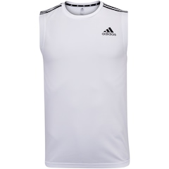 Camiseta Regata adidas D2M 3 Listras - Masculina - Foto 1