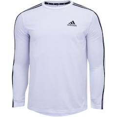 Camiseta Manga Longa adidas Essentials 3S - Masculina - Foto 1