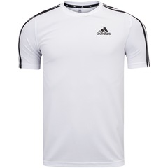 Camiseta adidas Essentials 3S - Masculina - Foto 7