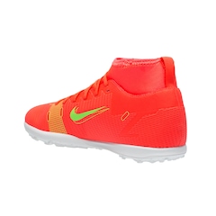 Chuteira Society Infantil Nike Superfly 8 Club TF - Foto 6