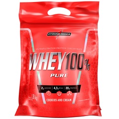 Whey Protein Integralmédica Cookies e Creme 100% Pure - 1,8 Kg - Foto 1