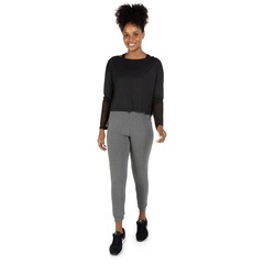 Blusa Feminina Manga Longa Cropped Oxer Detail - Foto 5