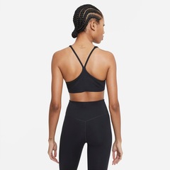 Top Fitness com Bojo Nike Baixa Sustentação Dri-Fit Indy Bra Vneck Adulto - Foto 2