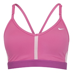 Top Fitness com Bojo Nike Baixa Sustentação Dri-Fit Indy Bra Vneck Adulto - Foto 7