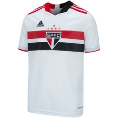 Camisa do São Paulo I adidas 2021 - Infantil - Foto 3