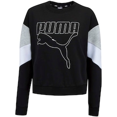 Blusão Puma Feminino Rebel Crew TR - Foto 2