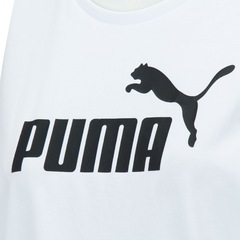 Camiseta Regata Puma Essentials Cut Off Logo Tank - Feminina - Foto 4