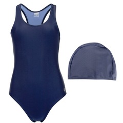 Maiô para Natação Oxer com Proteção Solar Campeão Medley e Touca 2.0 - Adulto - Foto 4