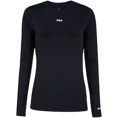 Camiseta Manga Longa com Proteção Solar UV Fila Sun Protect BR - Feminina - Foto 2