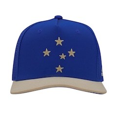 Boné do Cruzeiro adidas Aba Curva JLS23 Snapback Trucker - Adulto - Foto 2