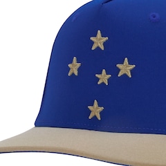 Boné do Cruzeiro adidas Aba Curva JLS23 Snapback Trucker - Adulto - Foto 3