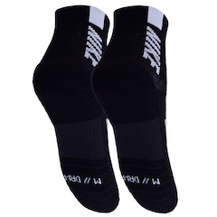 Kit Meia Cano Médio Nike Multiplier Corrida 2 Pares Adulto - Foto 2